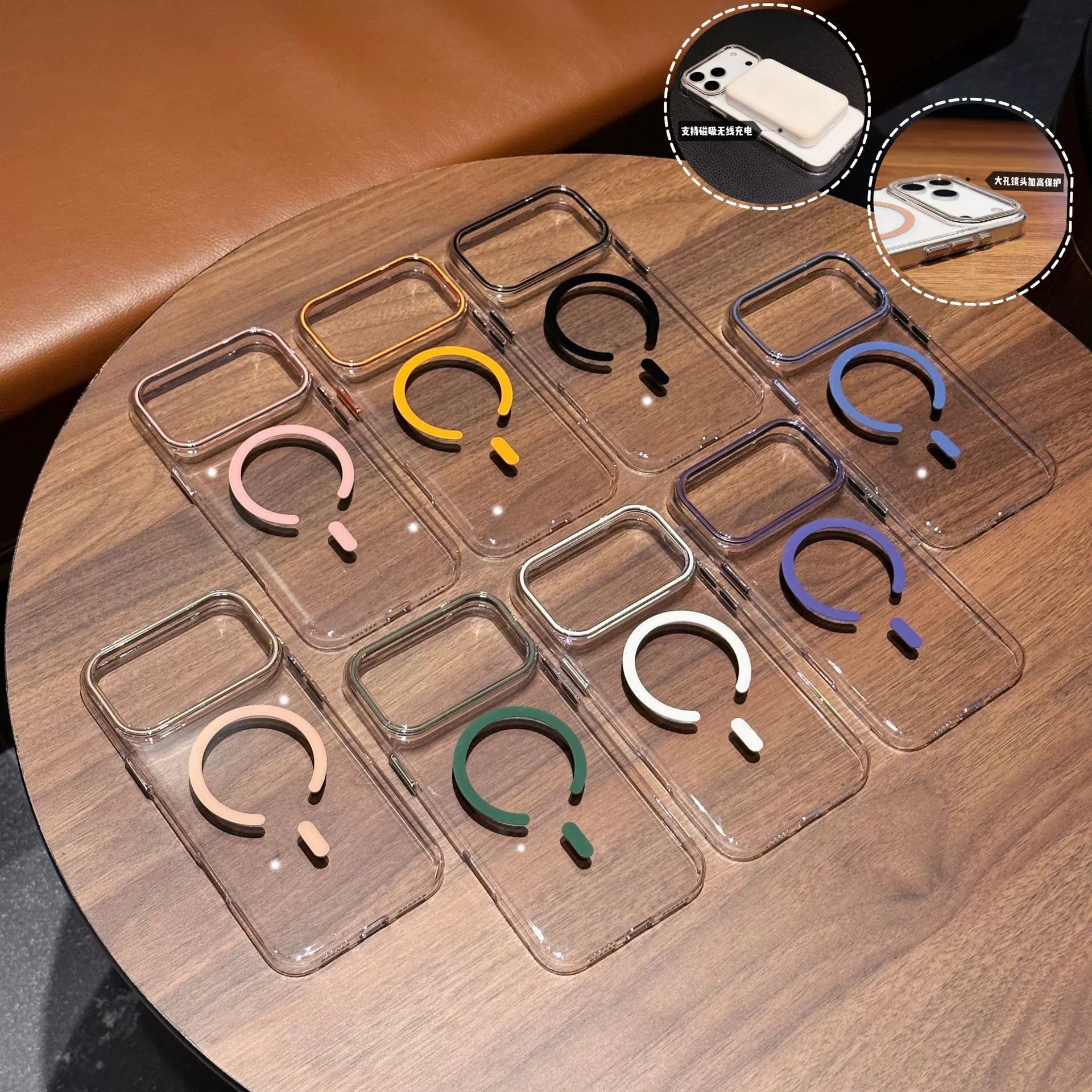 【新殼到店！17系列到貨，買一送一】iPhone 17 Pro Max不發黃冰透磁吸手機殼，蘋果17-12型號齊全，簡約高級感。