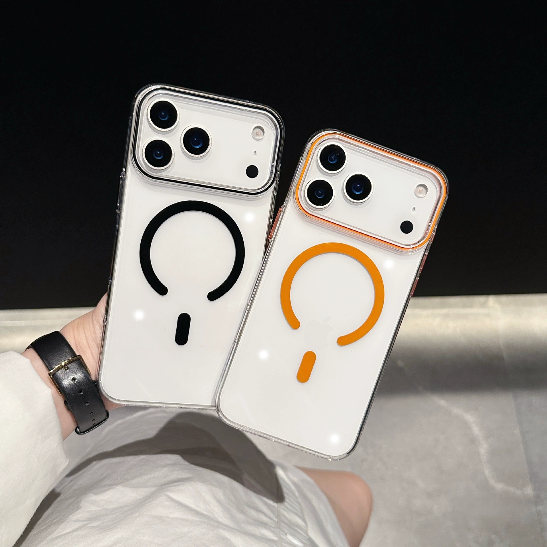 【新殼到店！17系列到貨，買一送一】iPhone 17 Pro Max不發黃冰透磁吸手機殼，蘋果17-12型號齊全，簡約高級感。